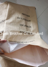 China 50kg Multiwall Paper Bags / White Kraft Paper Sacks for Titanium Pigment Packing supplier